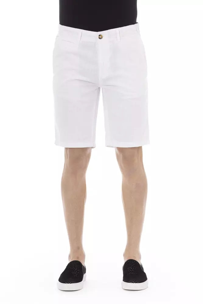 Bermudas blancas elegantes Baldinini Trend para hombre