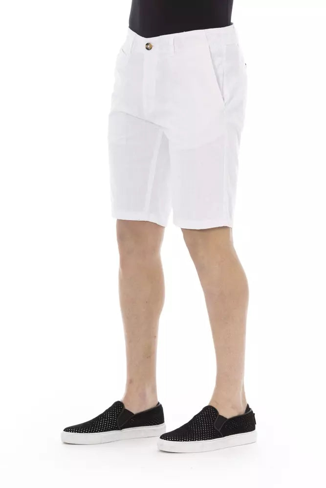 Bermudas blancas elegantes Baldinini Trend para hombre