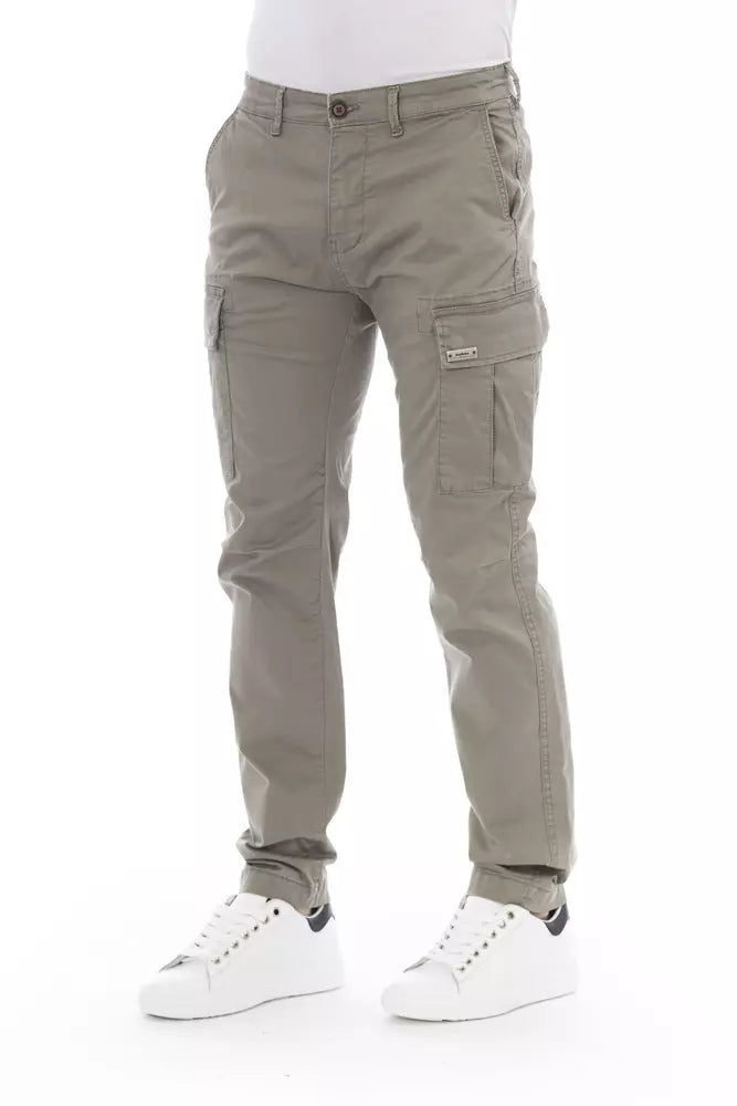 Pantalon cargo beige élégant tendance Baldinini