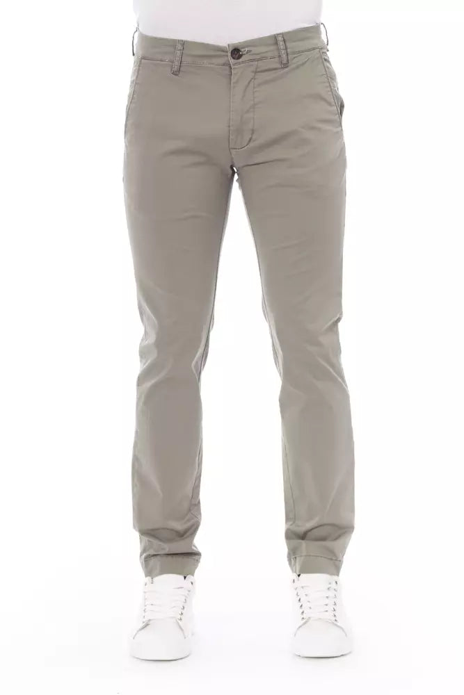 Pantalones chinos elegantes de color beige Baldinini Trend para hombre