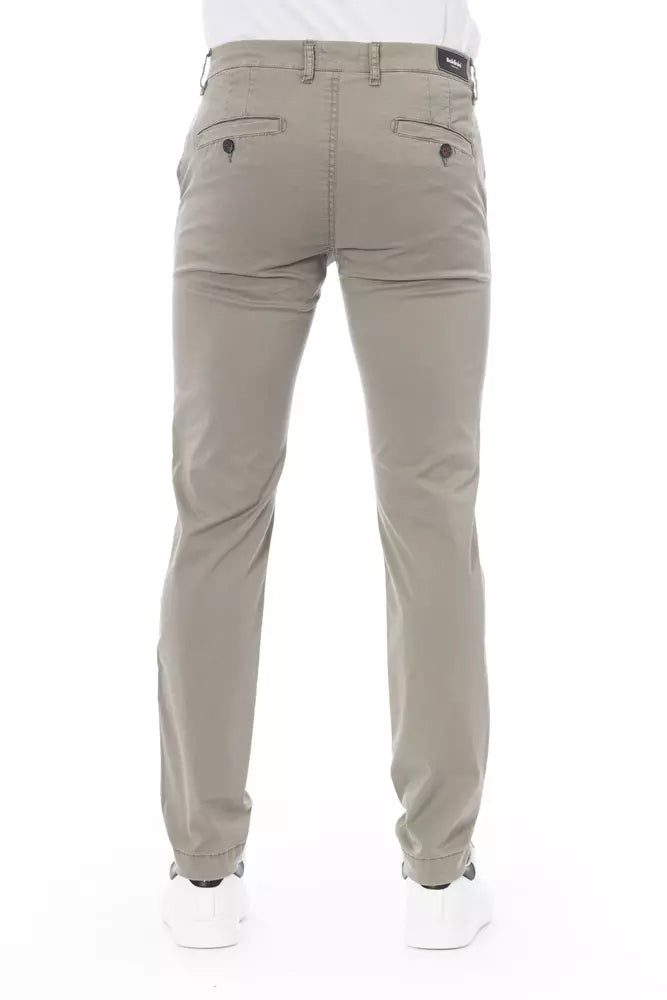 Pantalones chinos elegantes de color beige Baldinini Trend para hombre