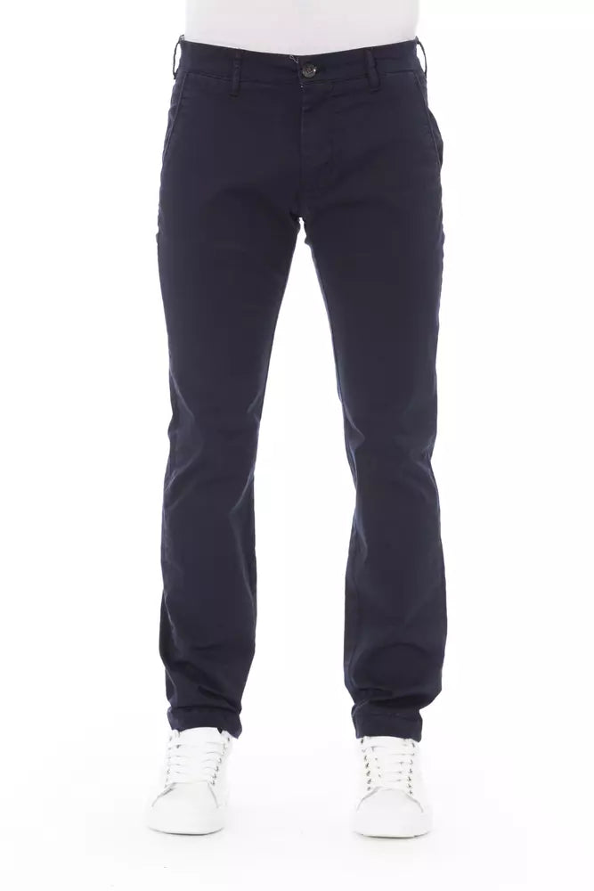 Pantalon chino bleu élégant tendance Baldinini