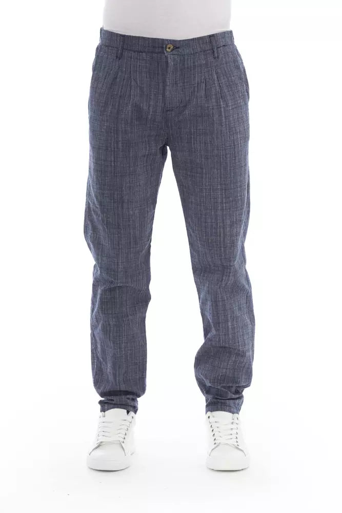 Pantalon chino bleu élégant tendance Baldinini pour homme