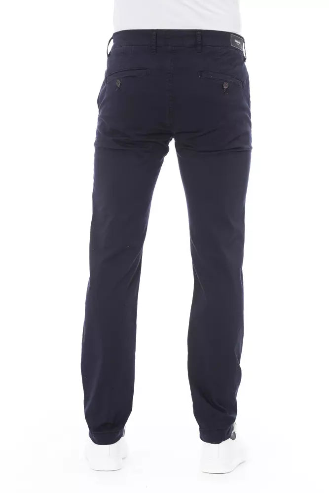 Pantalón chino elegante azul Baldinini Trend