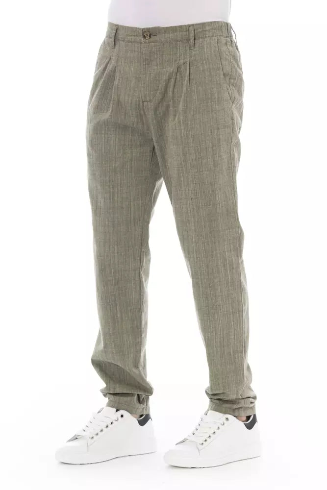 Pantalones chinos militares Baldinini Trend Elevated para hombre