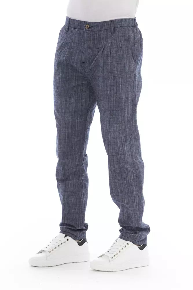 Pantalones chinos azules elegantes de Baldinini Trend para hombre