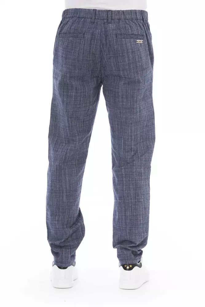 Pantalones chinos azules elegantes de Baldinini Trend para hombre