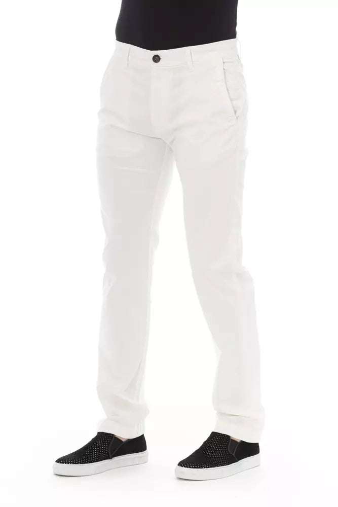 Pantalones chinos blancos elegantes de Baldinini Trend para hombre