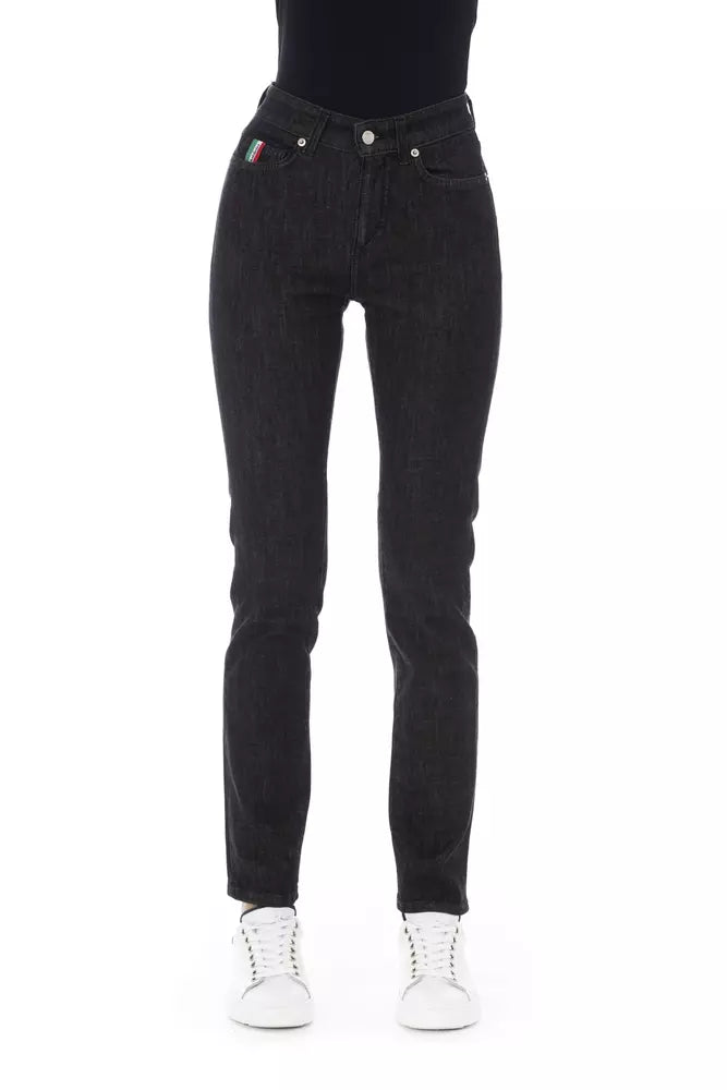 Baldinini Trend Black Cotton Women's Jean