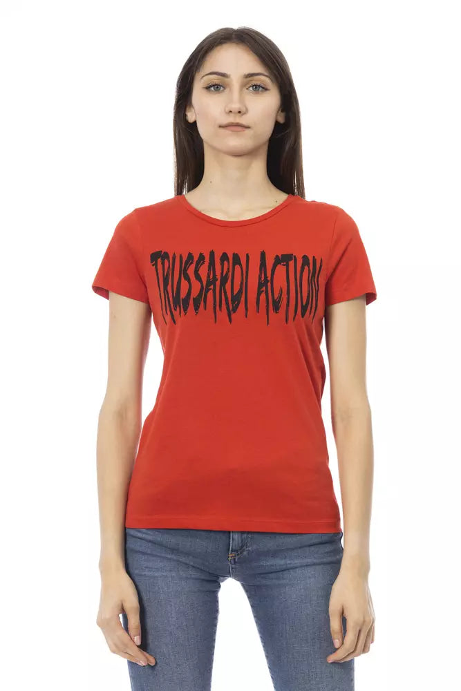 T-shirt Trussardi Action Crimson Casual Elegance