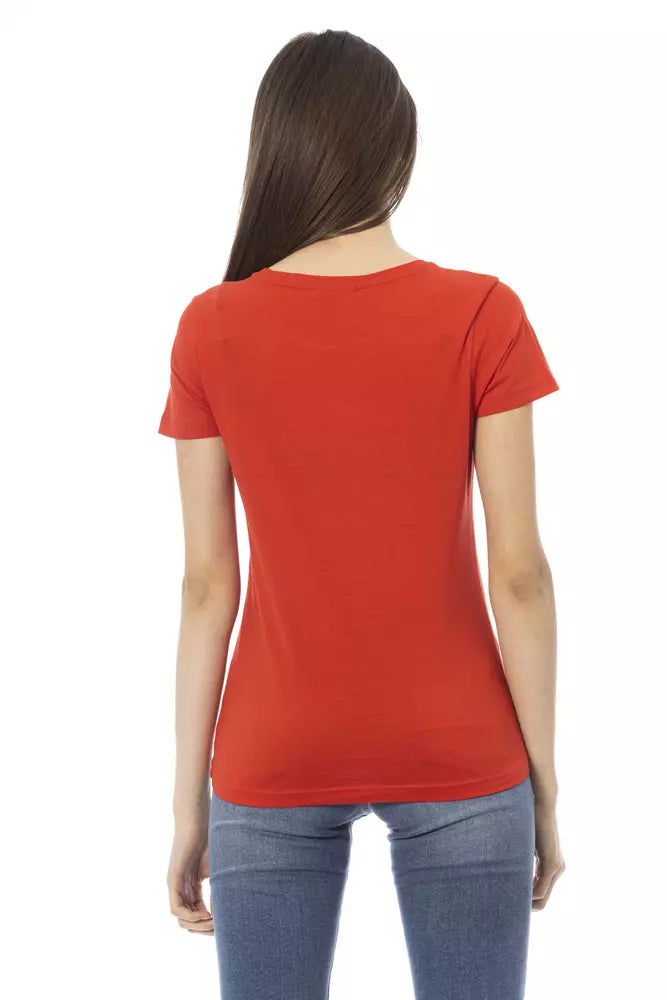 T-shirt Trussardi Action Crimson Casual Elegance