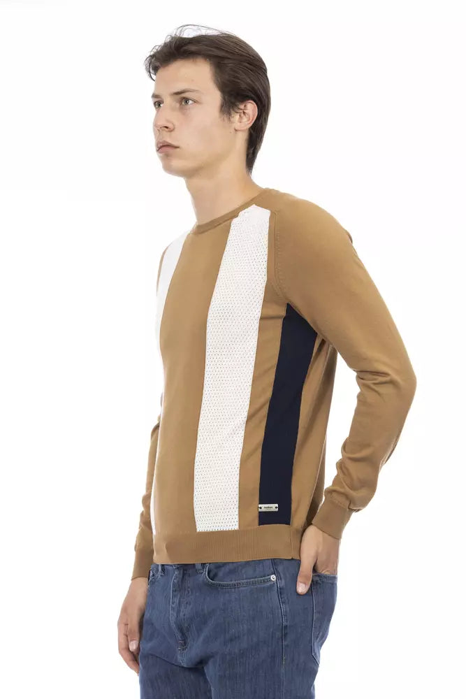 Pull col rond élégant en coton Baldinini Trend