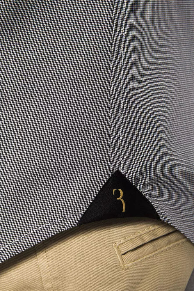 Chemise élégante en coton monogrammée de la marque Billionaire Italian Couture