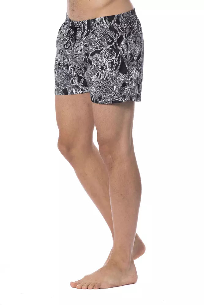 Traje de baño monocromático Roberto Cavalli Sport Chic para el hombre moderno