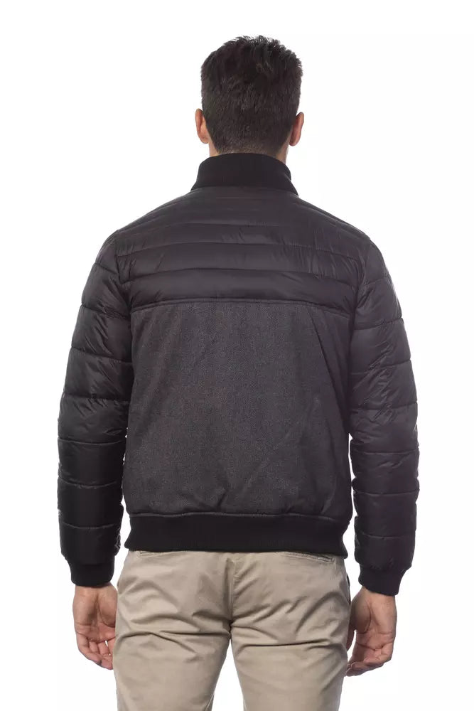 Chaqueta bomber gris elegante de Verri para hombre