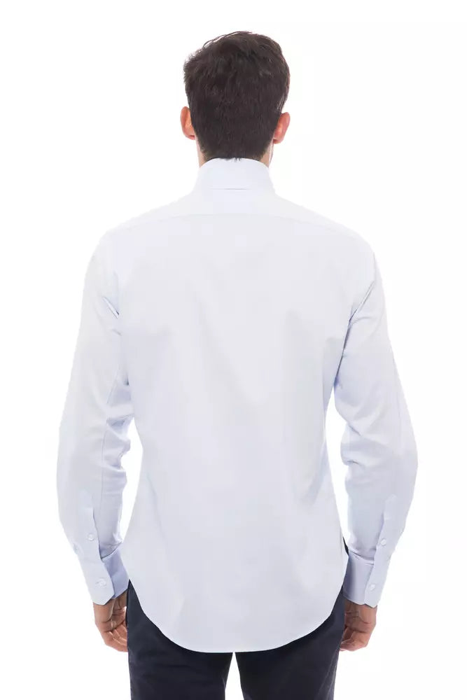 Chemise en coton monogramme brodée Billionaire Italian Couture