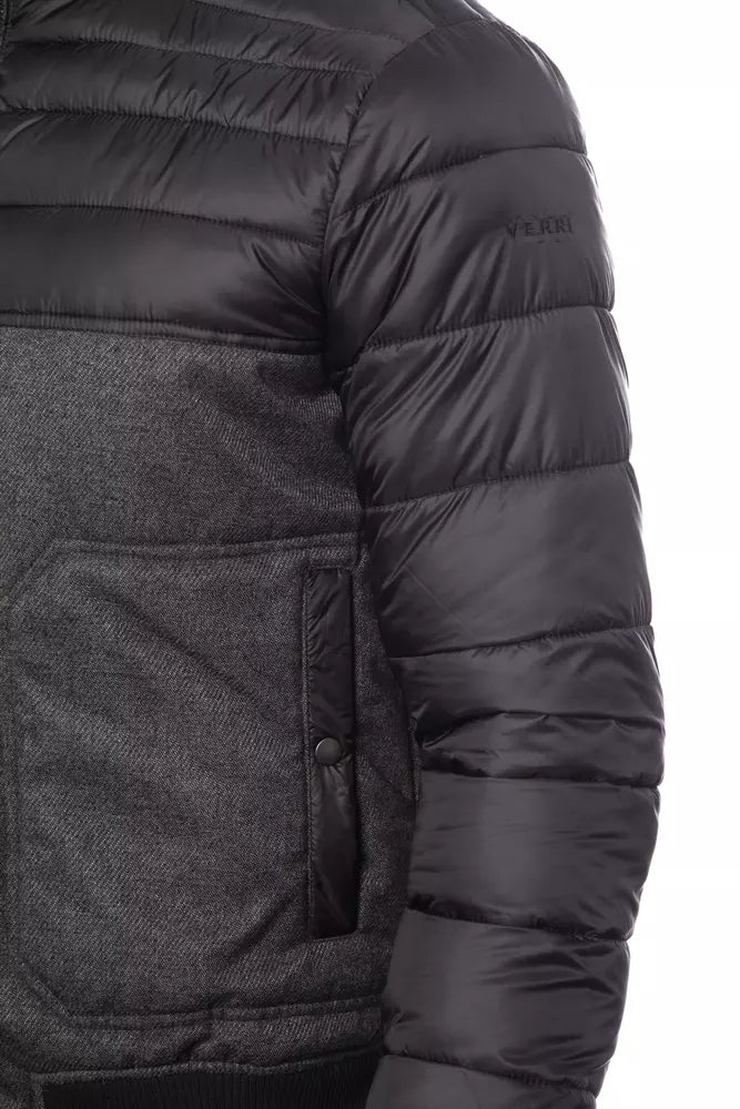 Veste bomber élégante grise Verri pour homme