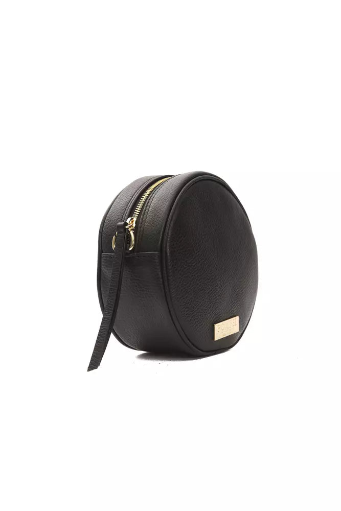 Bolso bandolera de piel ovalado pequeño Pompei Donatella Elegance