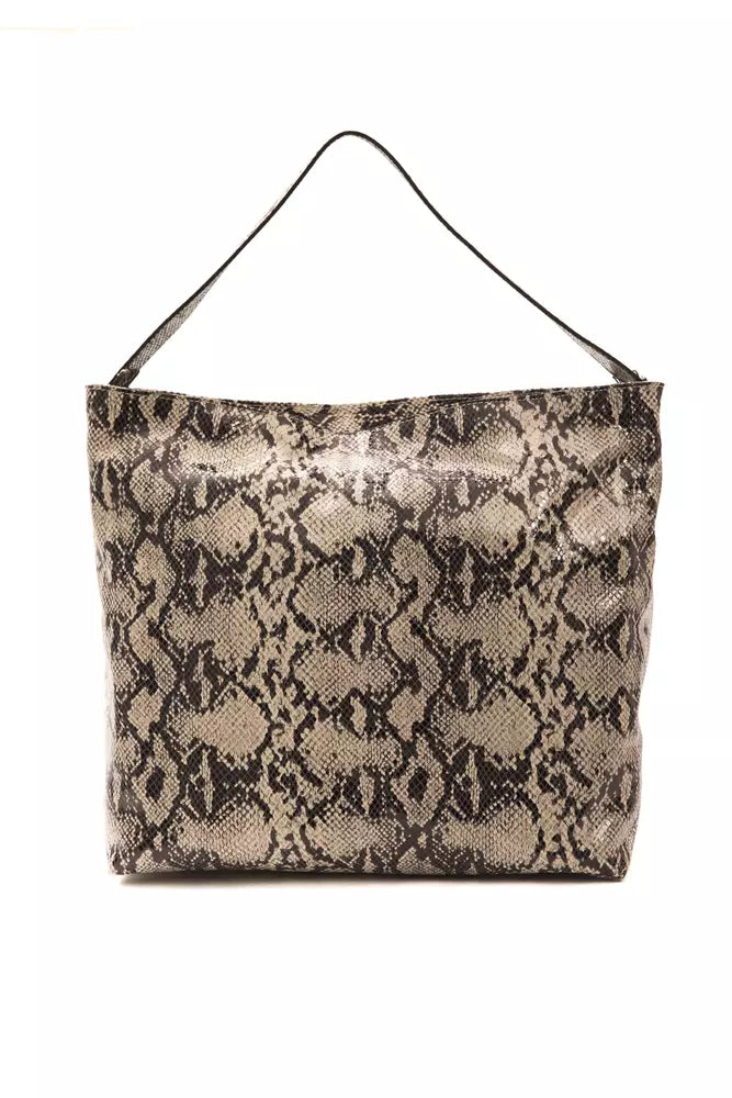 Sac à bandoulière en cuir imprimé python Donatella Chic de Pompei