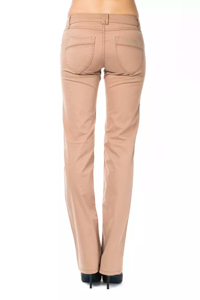 Ungaro Fever Beige Cotton Women Pant