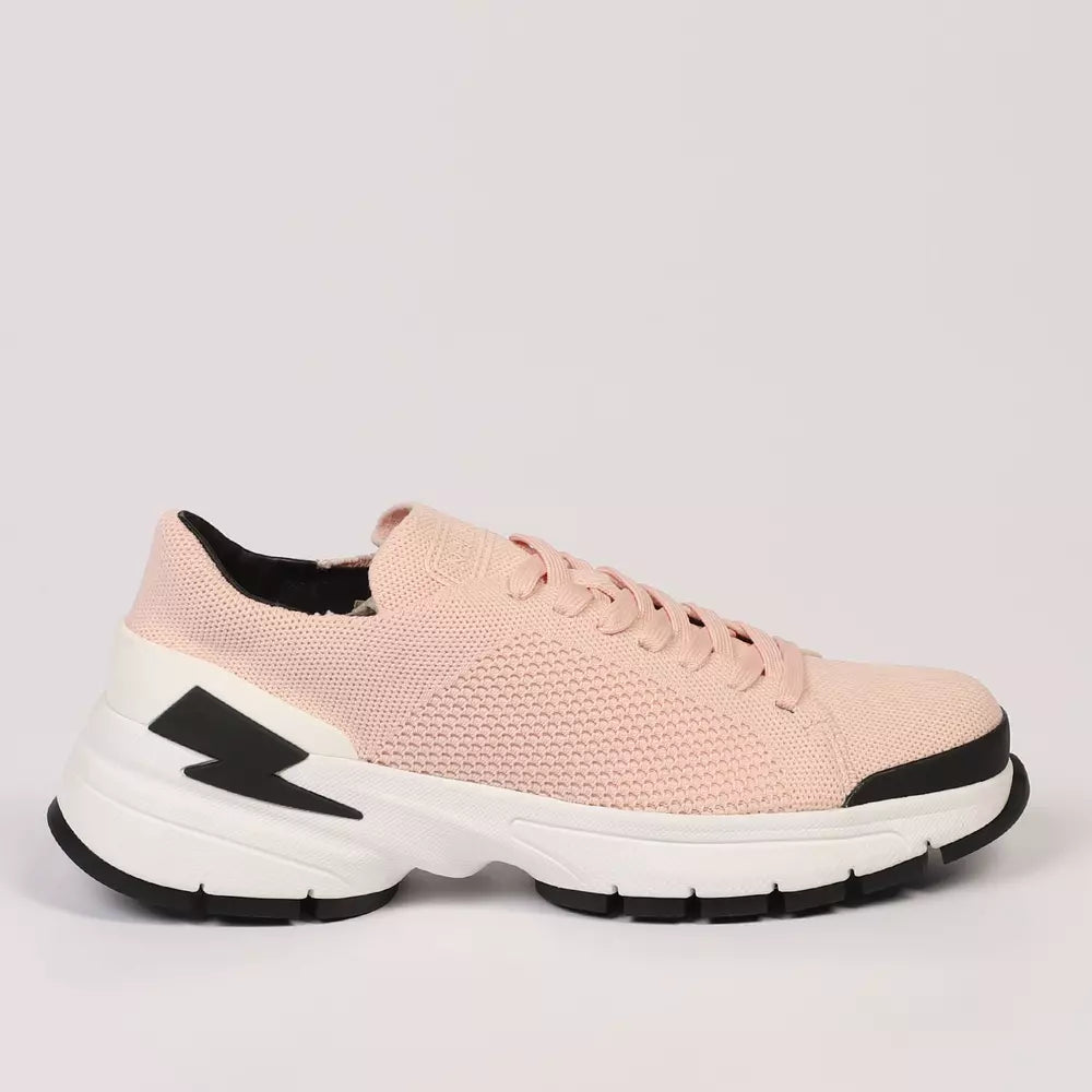 Zapatillas Bolt rosas elegantes de Neil Barrett para hombres amantes del estilo