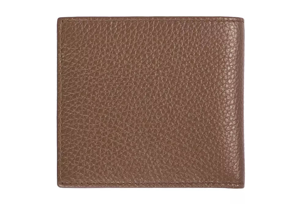 Cartera elegante de hombre en piel grabada de Trussardi