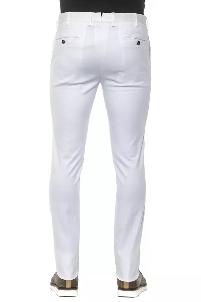 Pantalón blanco superfino PT Torino Chic para hombre