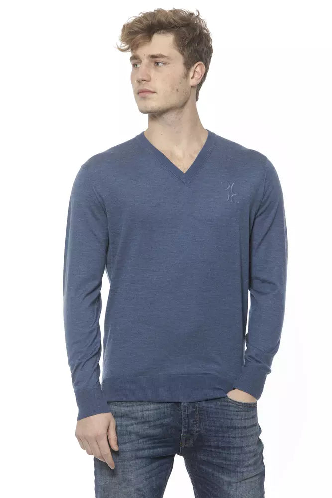 Pull col V en cachemire élégant pour homme de la marque Billionaire Italian Couture