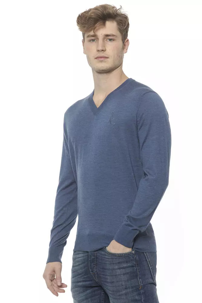 Pull col V en cachemire élégant pour homme de la marque Billionaire Italian Couture