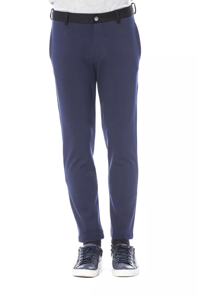 Pantalon Slim Fit élégant bleu Verri