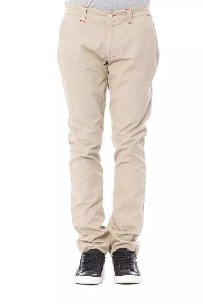 Pantalon chino slim beige Verri