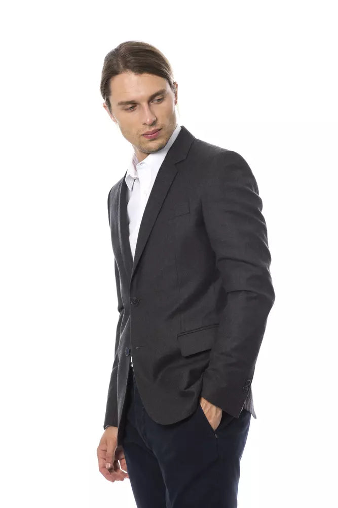 Blazer elegante de lana gris para hombre de Verri