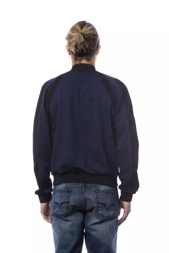 Chaqueta bomber azul elegante de Verri: corte entallado