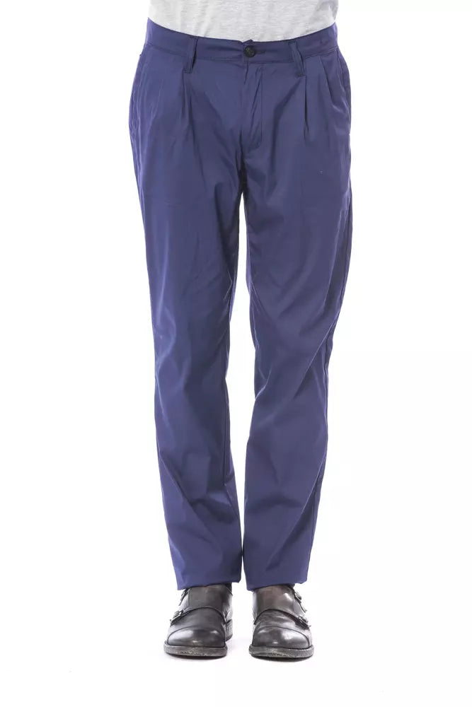 Pantalon chino slim élégant Verri en bleu