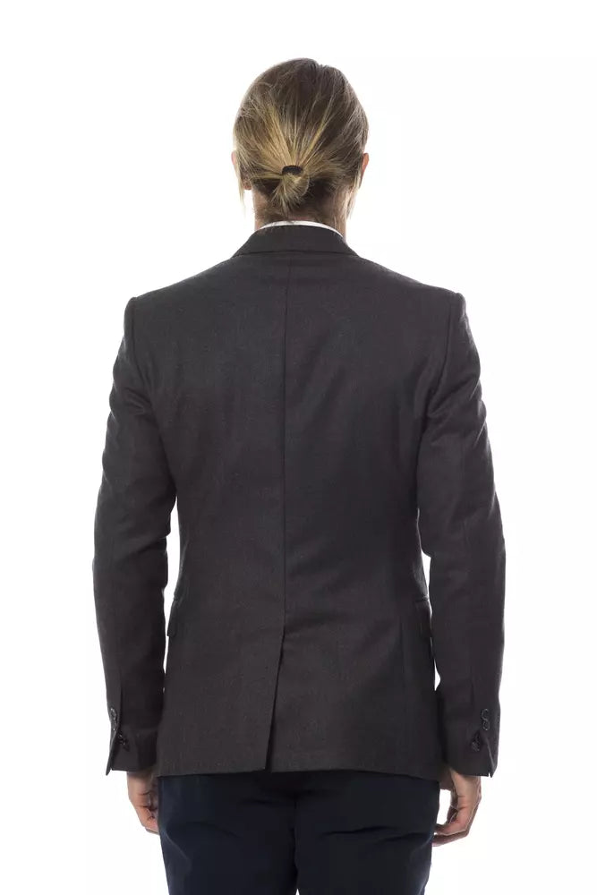 Blazer elegante de lana gris para hombre de Verri