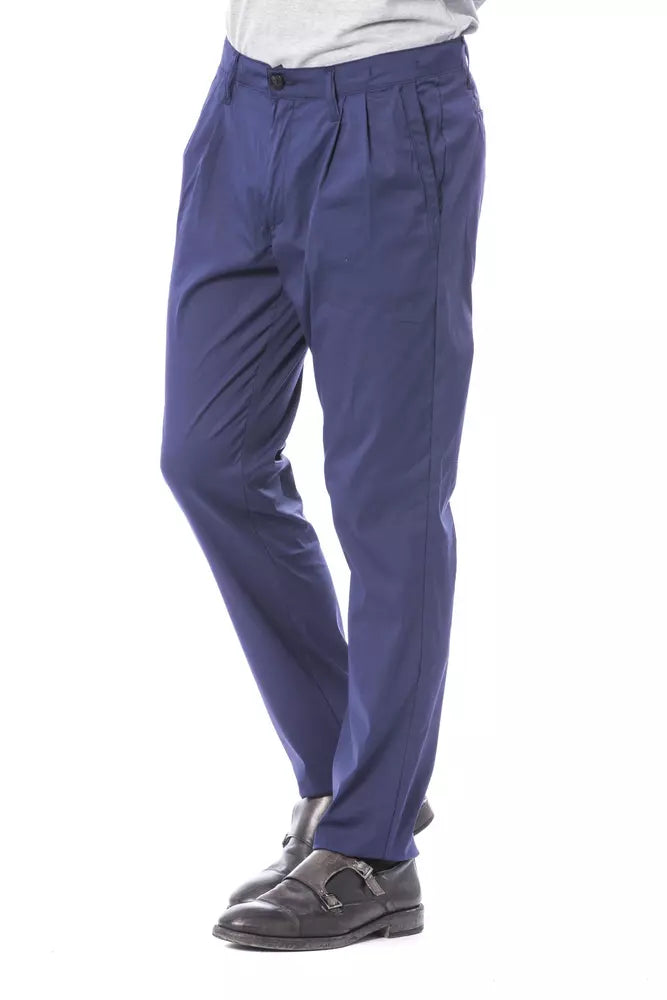 Pantalon chino slim élégant Verri en bleu