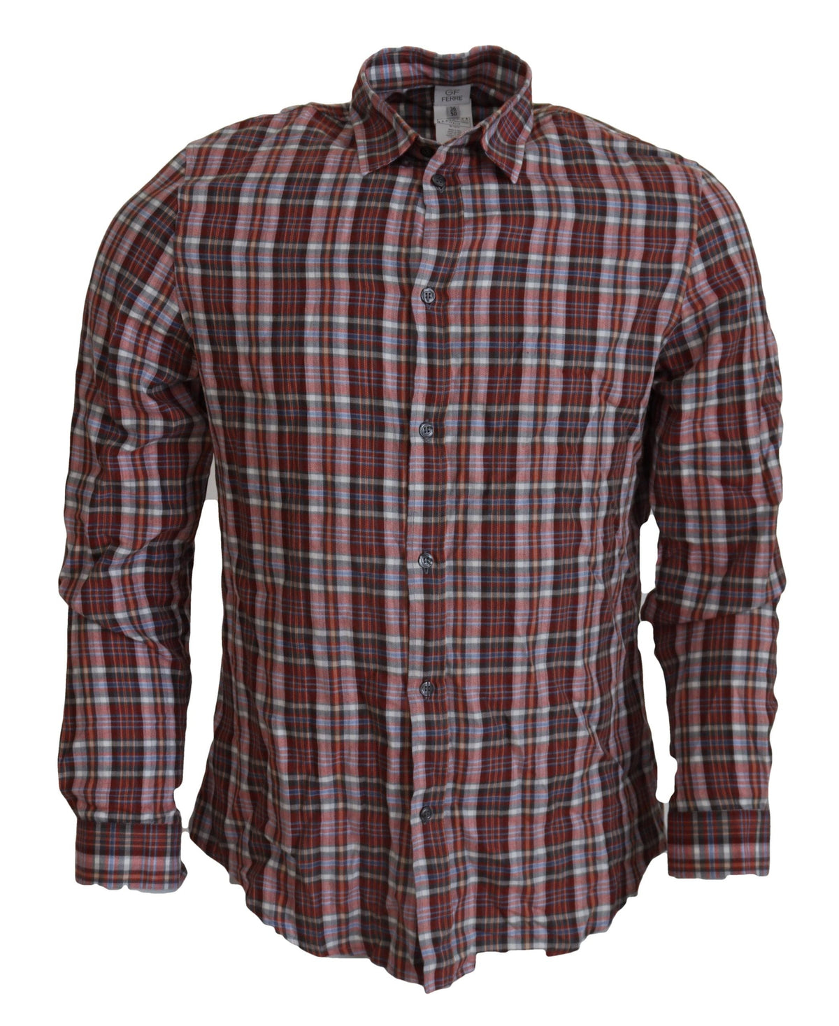 Camisa casual de algodón multicolor GF Ferre para hombre