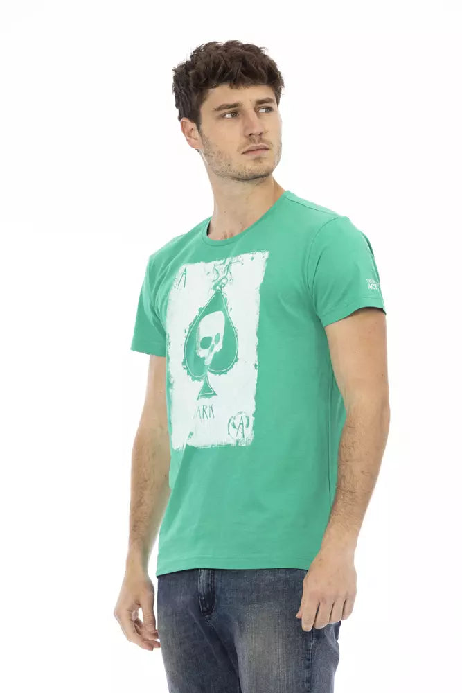 T-shirt à manches courtes Trussardi Action Emerald Casual Elegance