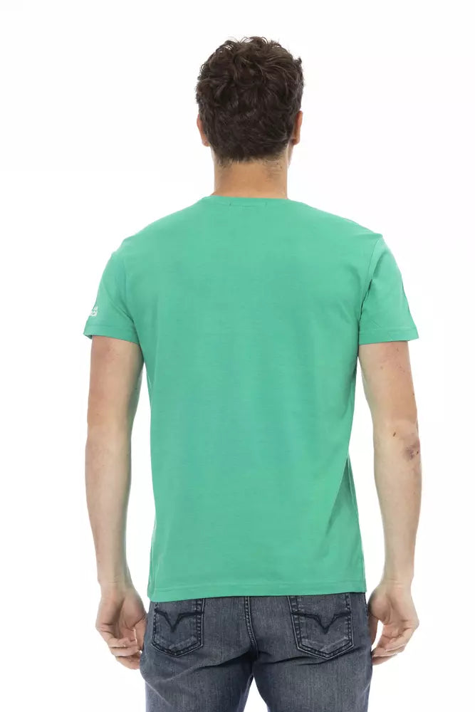 T-shirt à manches courtes Trussardi Action Emerald Casual Elegance