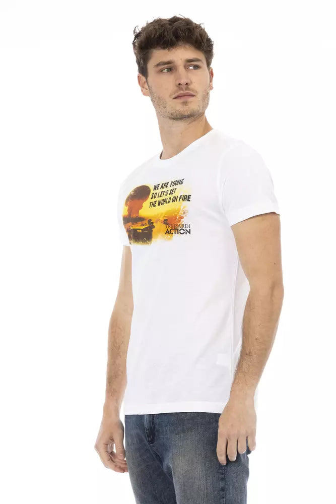 Camiseta de manga corta con diseño llamativo y elegante de Trussardi Action