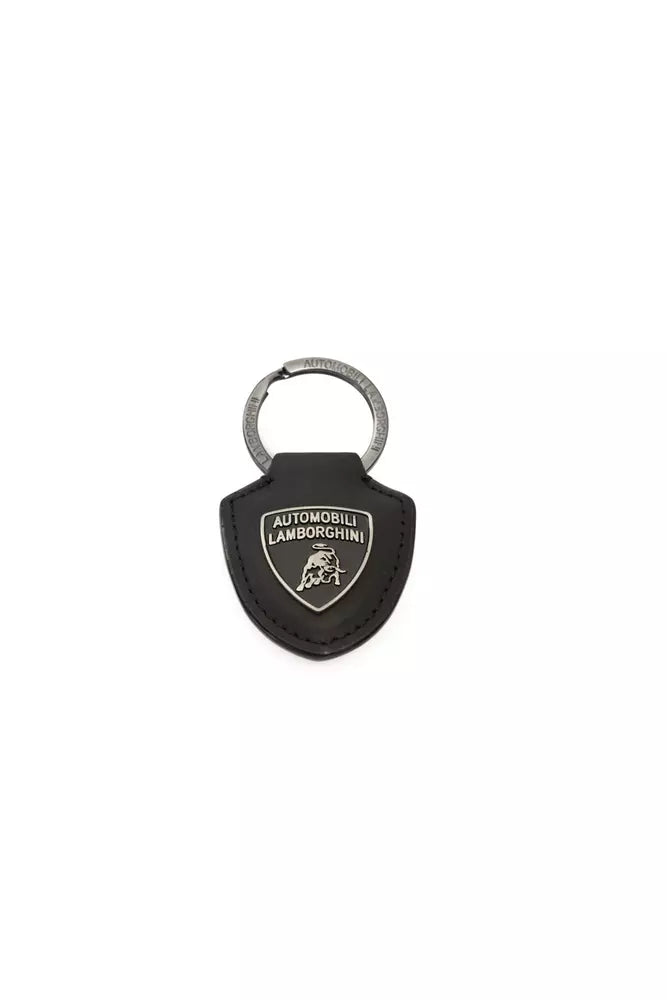 Porte-clés exquis avec logo Black Shield de Automobili Lamborghini