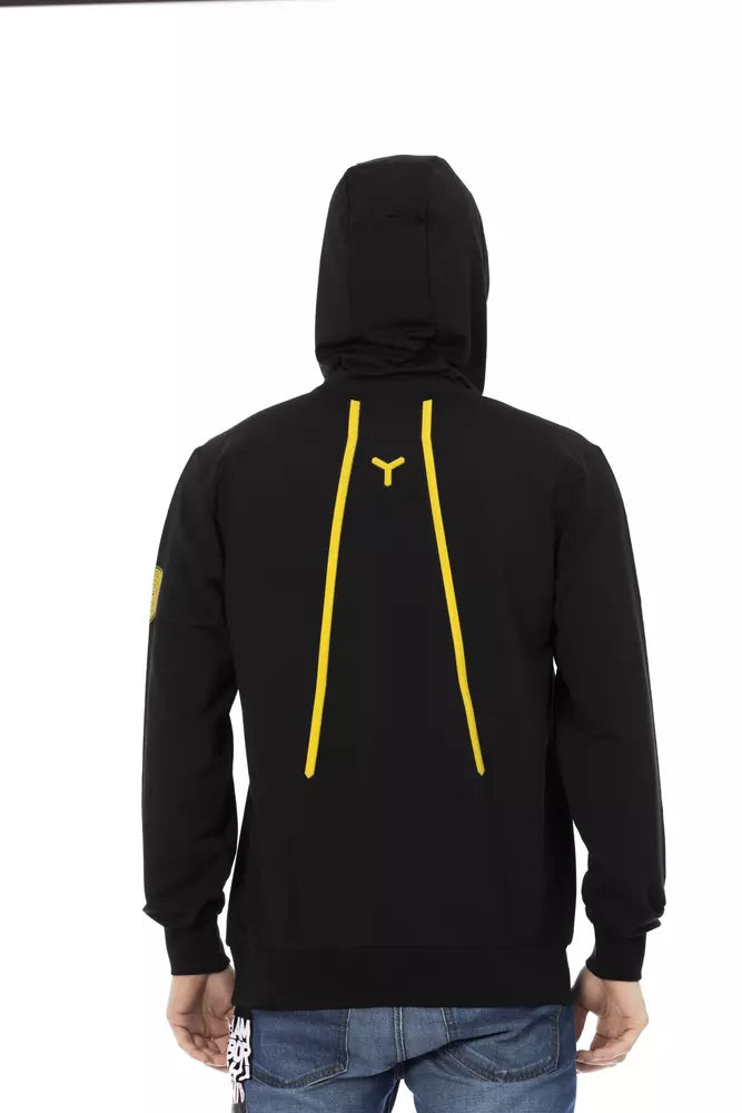 Sudadera elegante con capucha y detalles en relieve de Automobili Lamborghini