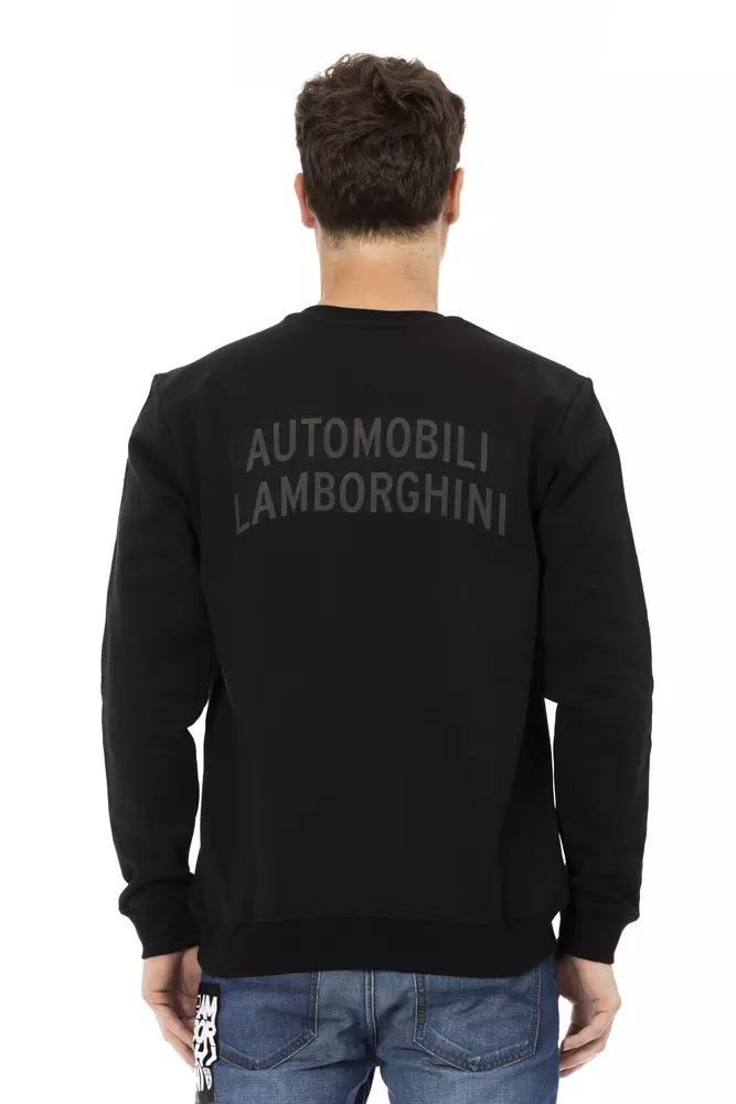 Sudadera con cuello redondo y logotipo del escudo elegante de Automobili Lamborghini