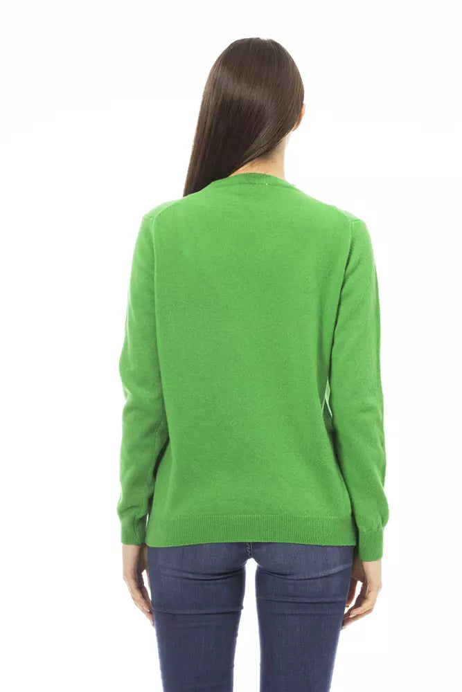 Pull en laine et cachemire Baldinini Trend Emerald Elegance