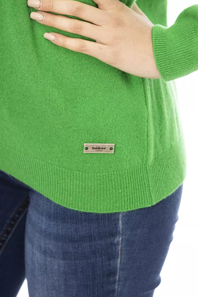 Pull en laine et cachemire Baldinini Trend Emerald Elegance