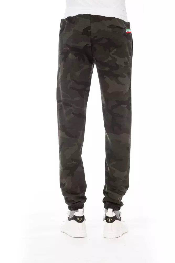 Pantalon de sport en polaire vert tendance Baldinini