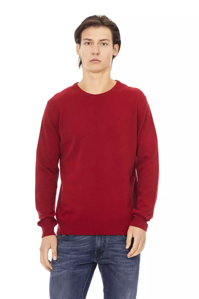 Pull ras du cou Baldinini Trend Elevated Elegance en rouge