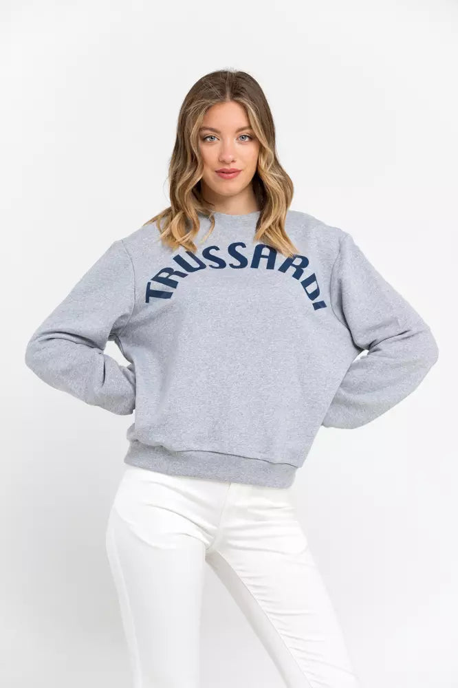 Sudadera Trussardi de gran tamaño, informal y elegante