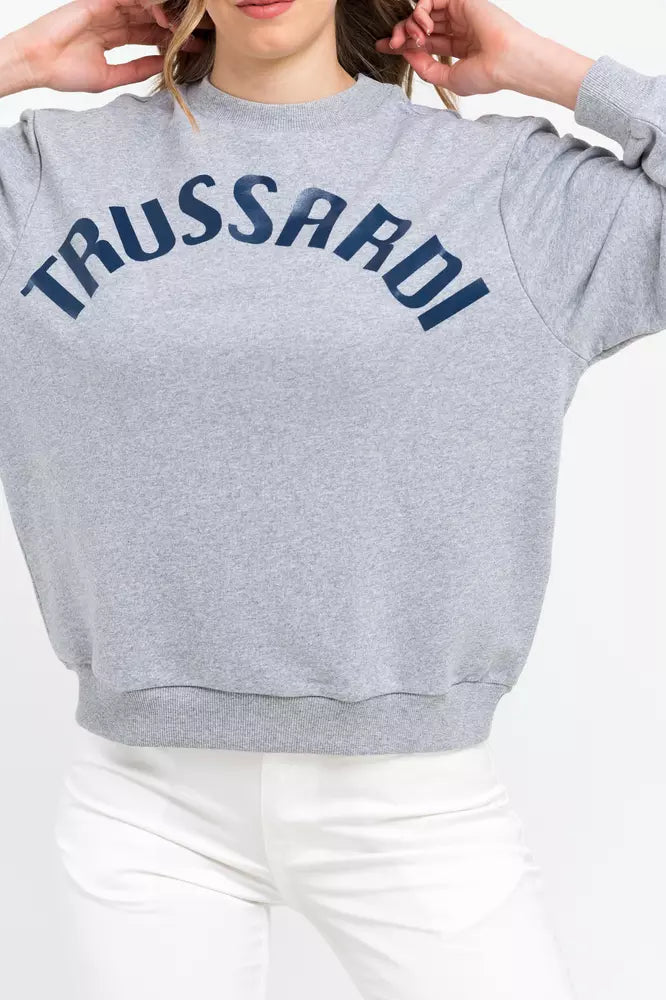 Sudadera Trussardi de gran tamaño, informal y elegante