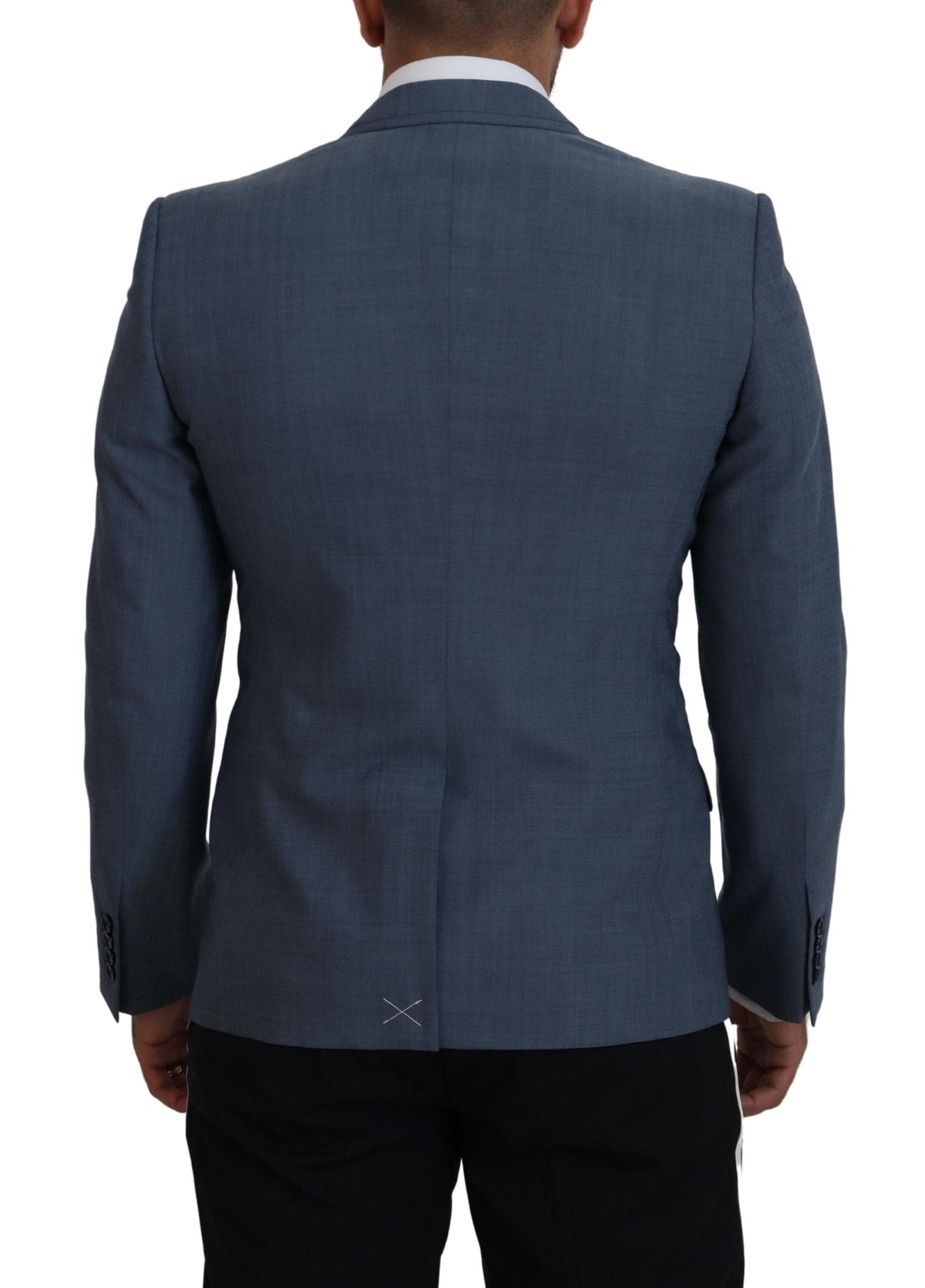 Blazer deportivo elegante de botonadura sencilla en azul de Dolce &amp; Gabbana